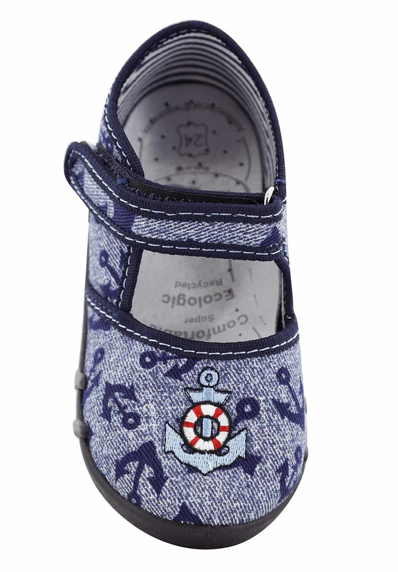 Kapcie dziecięce tekstylne