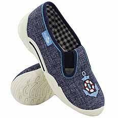 Kapcie dziecięce obuwie tekstylne na gumce