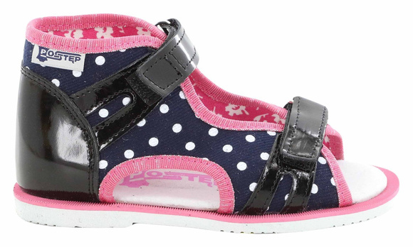 Kapcie dziecięce profilaktyczne obuwie na rzepy