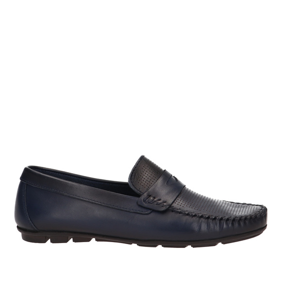 Obuwie męskie półbuty mokasyny skórzane