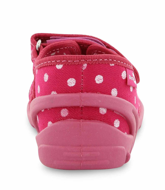 Kapcie dziecięce tekstylne sandałki na rzepy