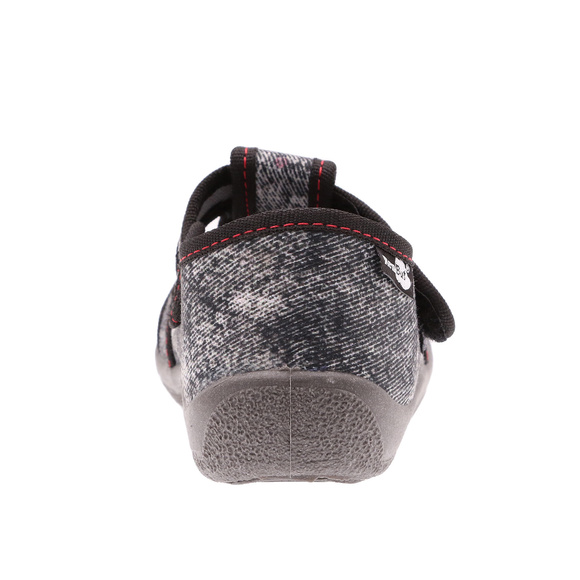 Kapcie dziecięce obuwie tekstylne na rzep