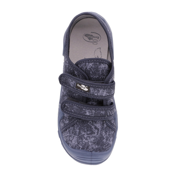 Kapcie dziecięce obuwie tekstylne na rzepy