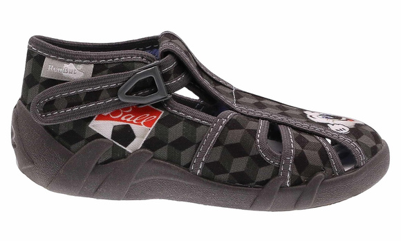 kapcie dziecięce obuwie tekstylne na rzep