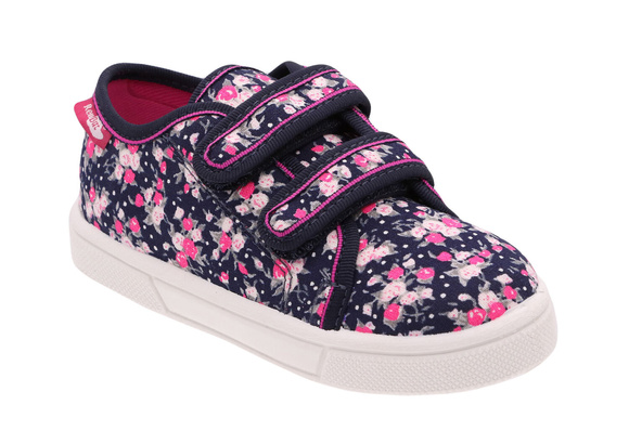 Kapcie dziecięce obuwie tekstylne trampki na rzepy